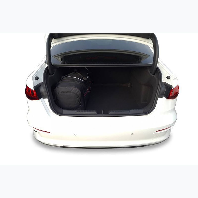 KJUST Audi A3 Limousine boot bag set 2020+ 3 pcs black 16