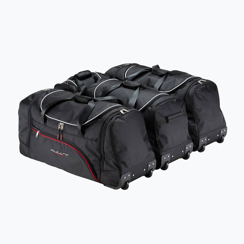 KJUST Audi A3 Limousine boot bag set 2020+ 4 pcs black 2