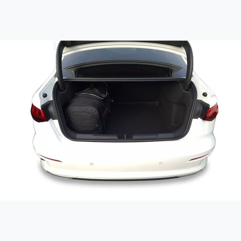 KJUST Audi A3 Limousine boot bag set 2020+ 4 pcs black 20