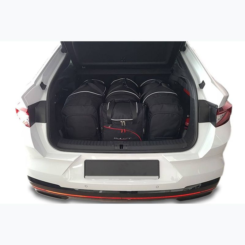 Trunk bag set KJUST Skoda Enyaq IV Coupe 2022+ 4 pcs. black 12