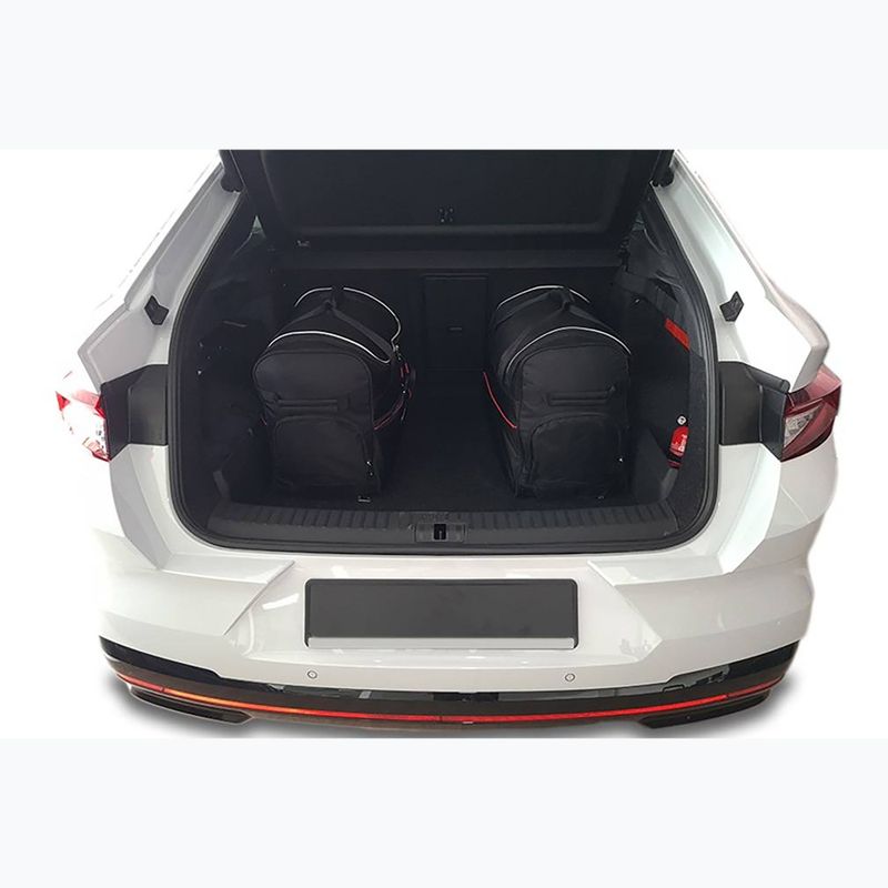 Trunk bag set KJUST Skoda Enyaq IV Coupe 2022+ 4 pcs. black 14