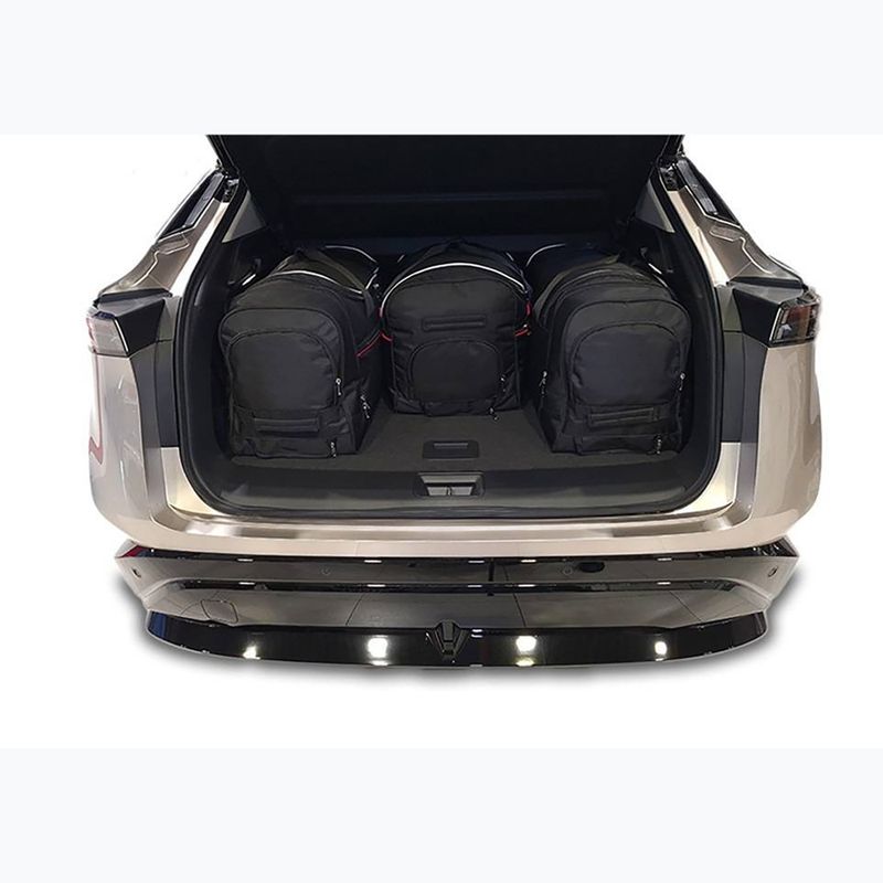 KJUST Nissan Ariya 2022+ 4 luggage compartment bag set black. 14