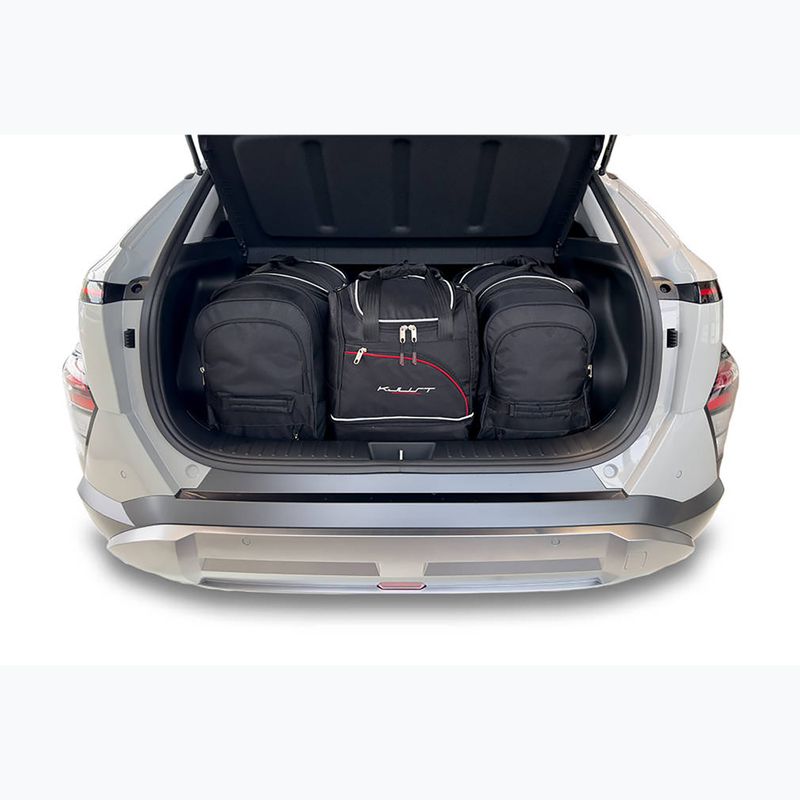 Trunk bag set KJUST Hyundai Kona HEV 2023+ 4 pcs black 17