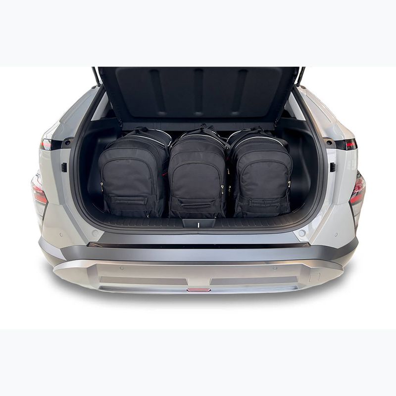 Trunk bag set KJUST Hyundai Kona HEV 2023+ 3 pcs black 13