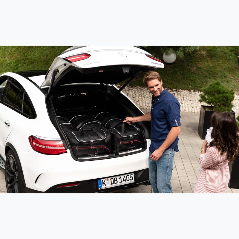 KJUST Mercedes-Benz EQE Suv 2023+ luggage compartment bag set 3 pcs. black 13