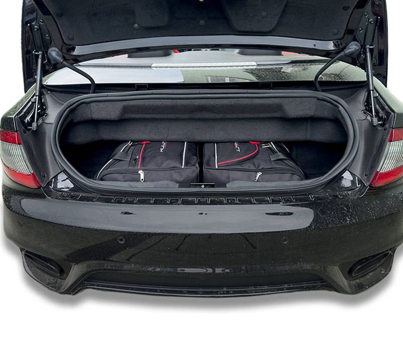 KJUST Maserati Gran Cabrio 2011+ 2 luggage compartment bag set black. 14