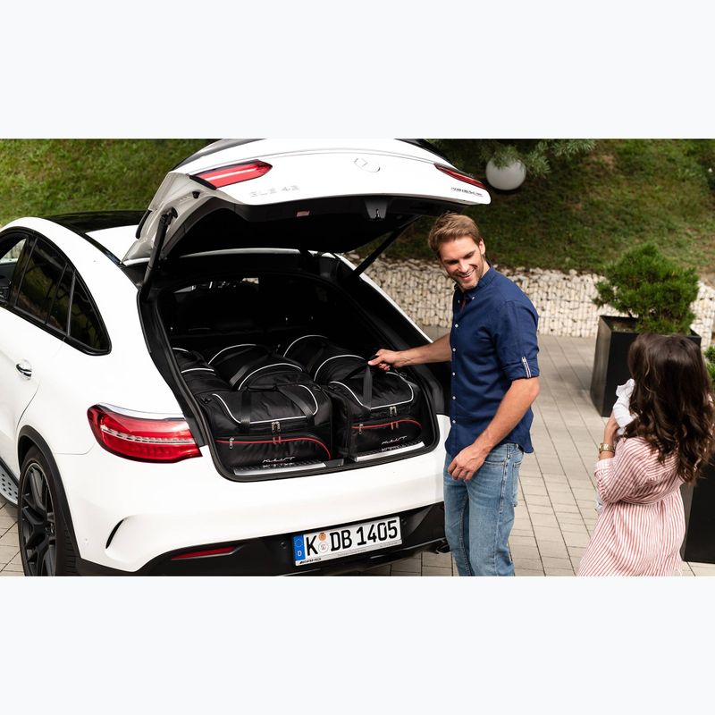 KJUST Lexus UX AWD HEV boot bag set 2018+ 3 pcs black. 15