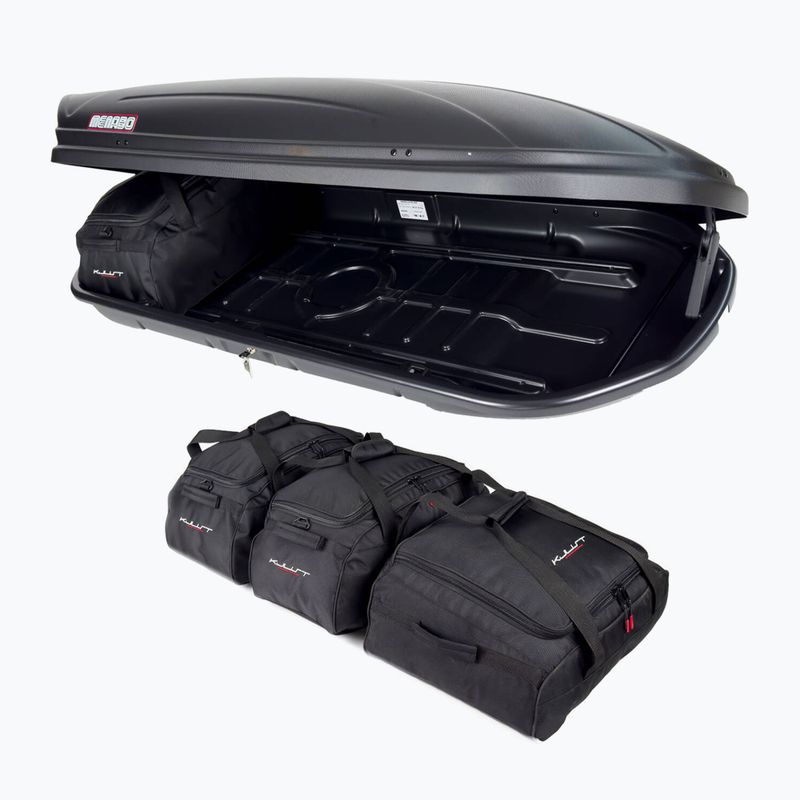 KJUST Menabo Marathon 460 roof box bag set 4 pcs. black 5
