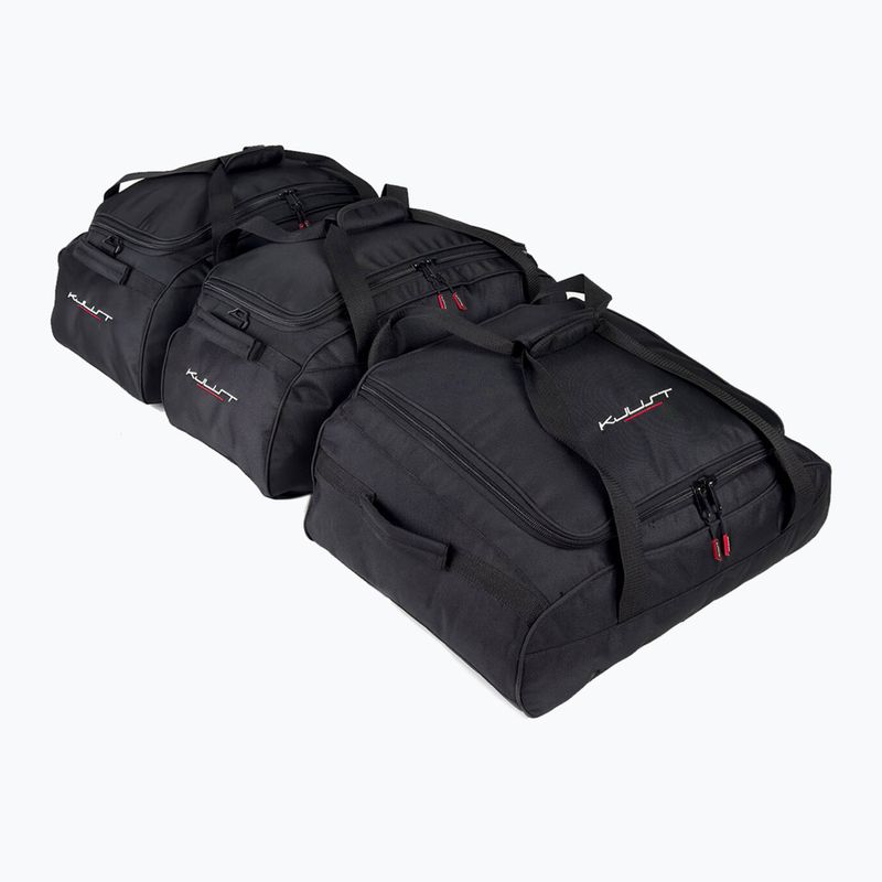 KJUST Menabo Marathon 400 roof box bag set 3 pcs. black 2