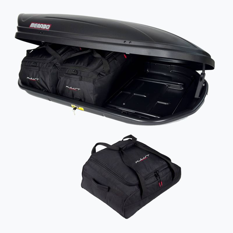 KJUST Menabo Marathon 400 roof box bag set 3 pcs. black 3