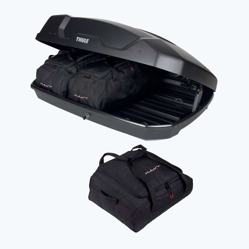 KJUST Thule Force XT S roof box bag set 3 pcs. black 3