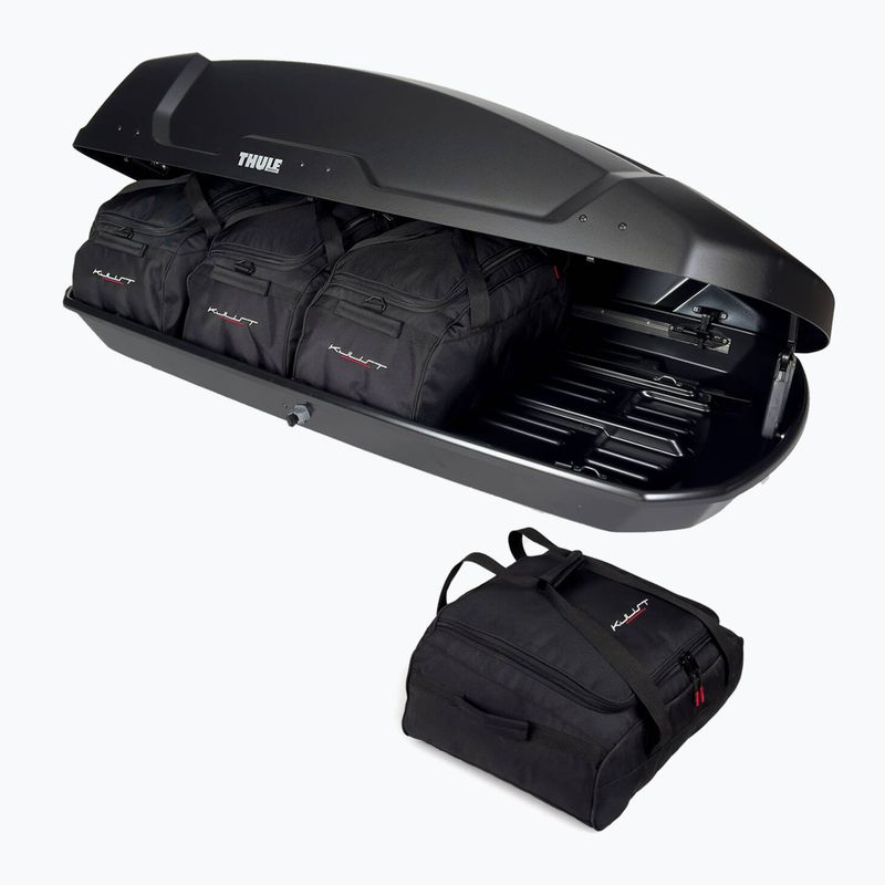 KJUST Thule Force XT M roof box bag set of 4 pcs. black 3