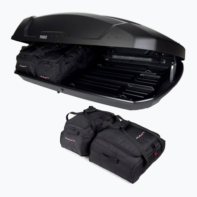 KJUST Thule Force XT L roof box bag set 4 pcs. black 4