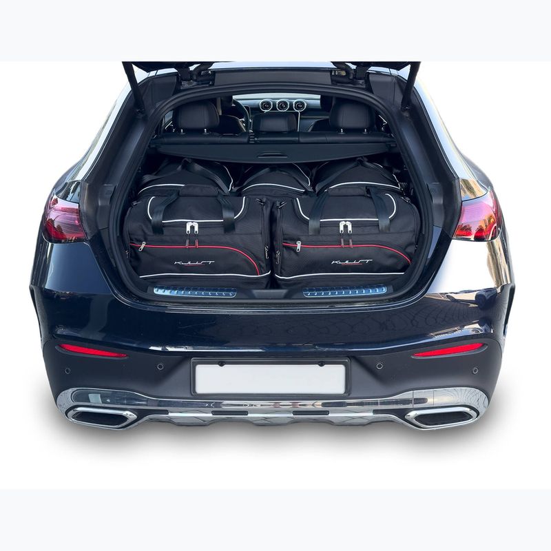 KJUST Mercedes-Benz GLC Coupe PHEV luggage compartment bag set 2023+ 5 pcs. black 14