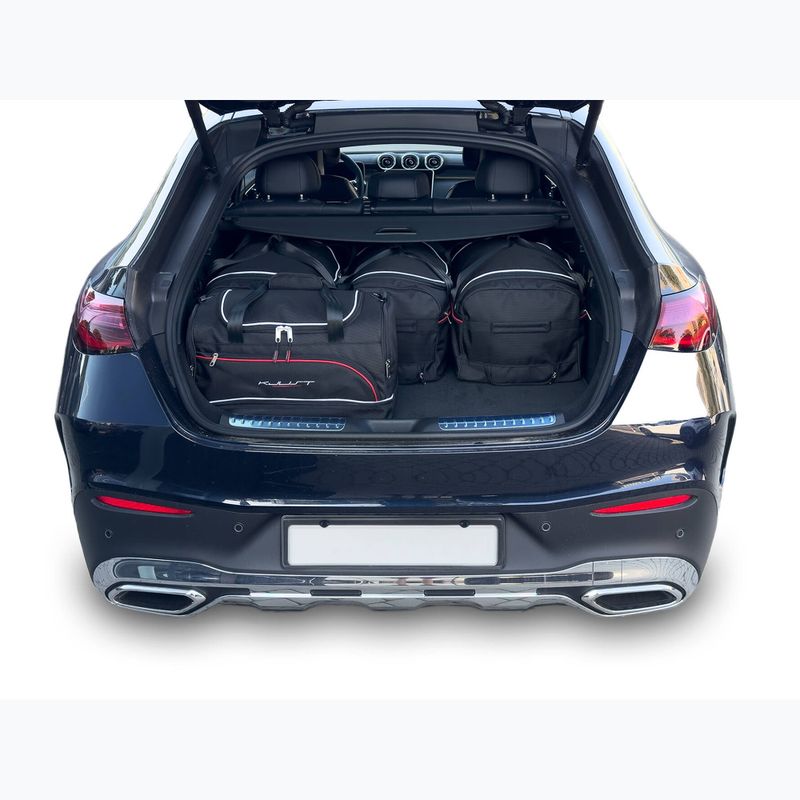 KJUST Mercedes-Benz GLC Coupe PHEV luggage compartment bag set 2023+ 5 pcs. black 15