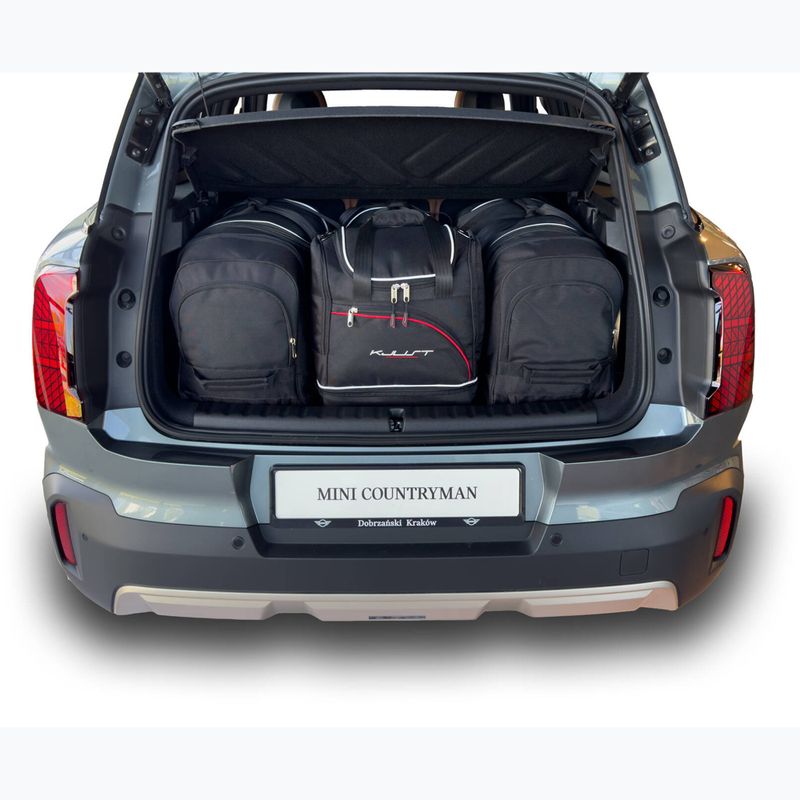 KJUST Mini Countryman MHEV boot bag set 2023+ 4 pcs black. 12