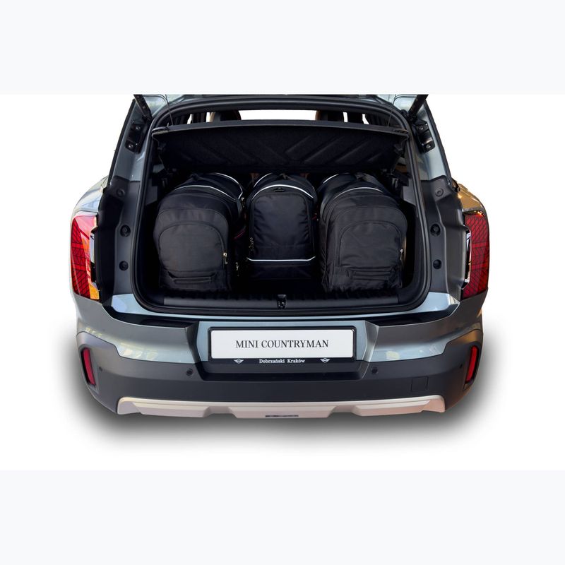KJUST Mini Countryman MHEV boot bag set 2023+ 4 pcs black. 15