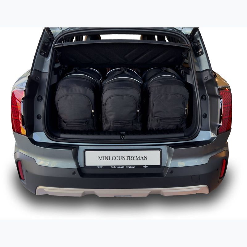 KJUST Mini Countryman MHEV boot bag set 2023+ 3 pcs black. 10