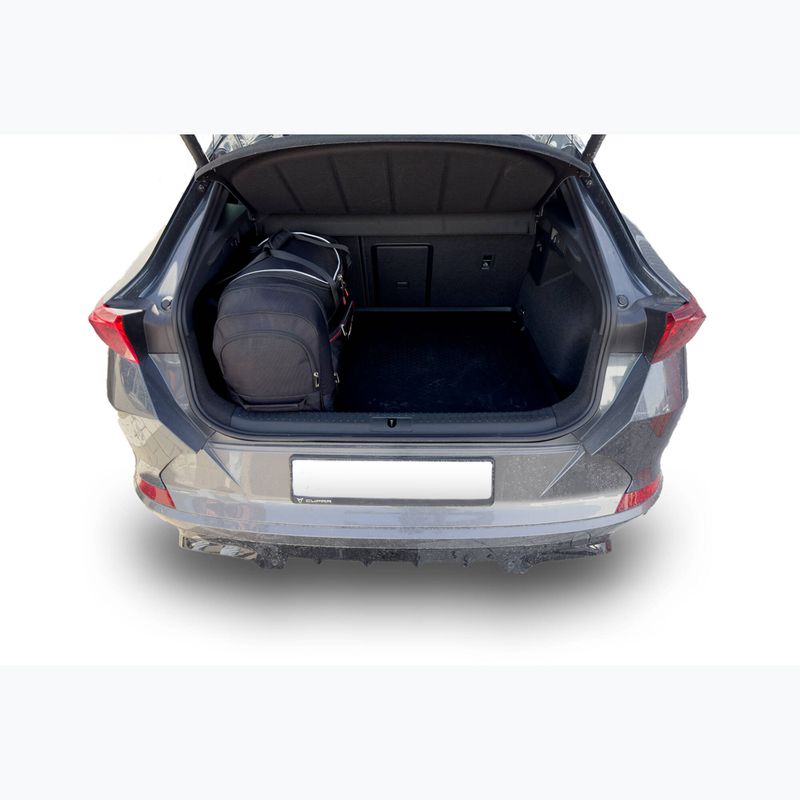 KJUST Cupra Formentor PHEV 2021+ trunk bag set on wheels 3 pcs black 14