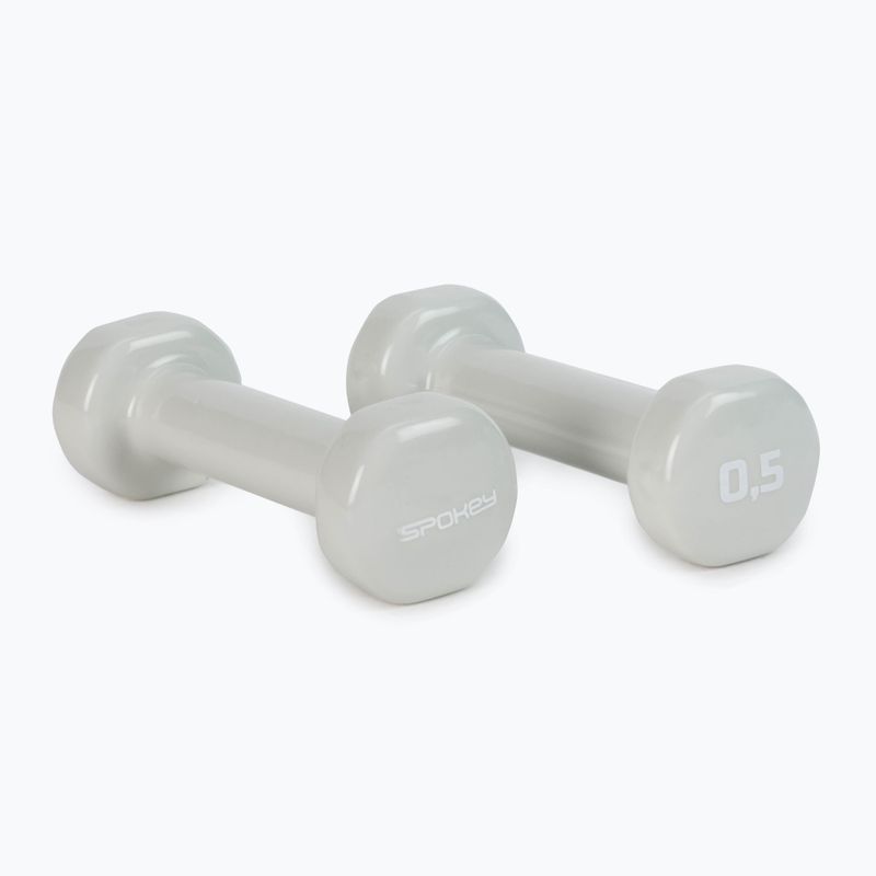Spokey Shape IV dumbbells 2x0.5 kg grey 920892