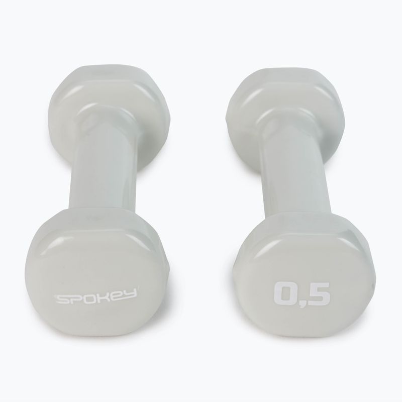 Spokey Shape IV dumbbells 2x0.5 kg grey 920892 3