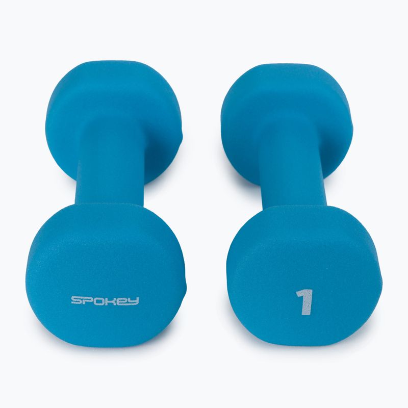 Spokey Shape IV dumbbells 2x1kg blue 920894 3