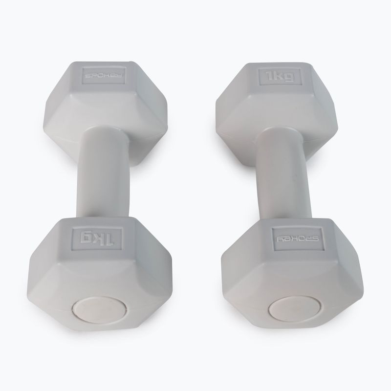Spokey Monster II dumbbells 2x1 kg grey 920896 3