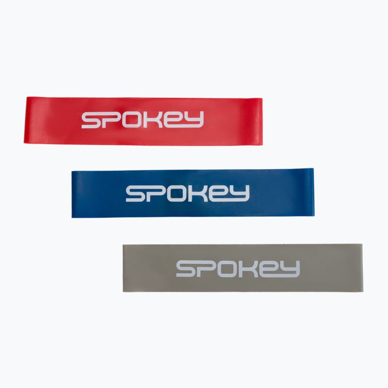 Spokey Flex mini 3pc fitness rubber set colour 921007