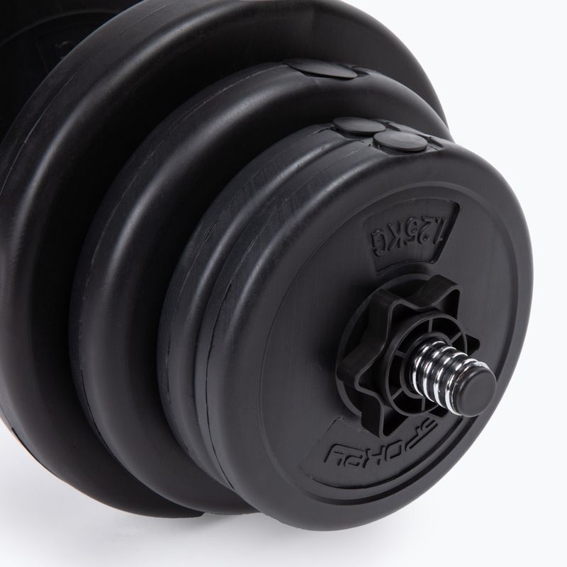 Spokey Burden 20 kg dumbbells black 921037 3