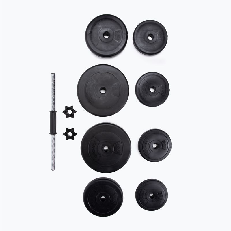 Spokey Burden 20 kg dumbbells black 921037 4