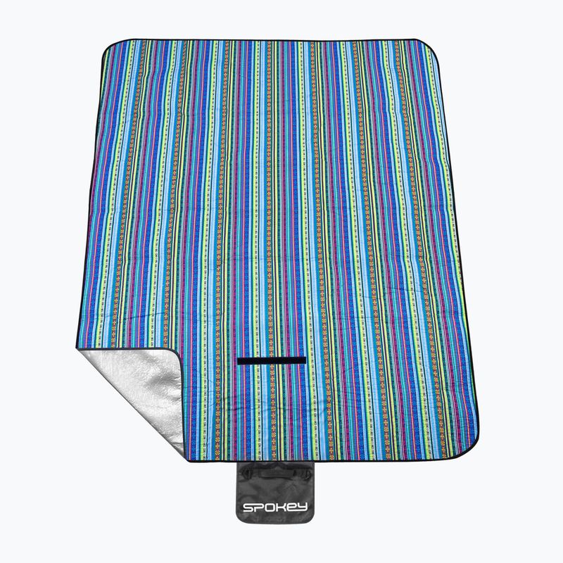 Spokey Picnic Floral picnic blanket blue 922270 6