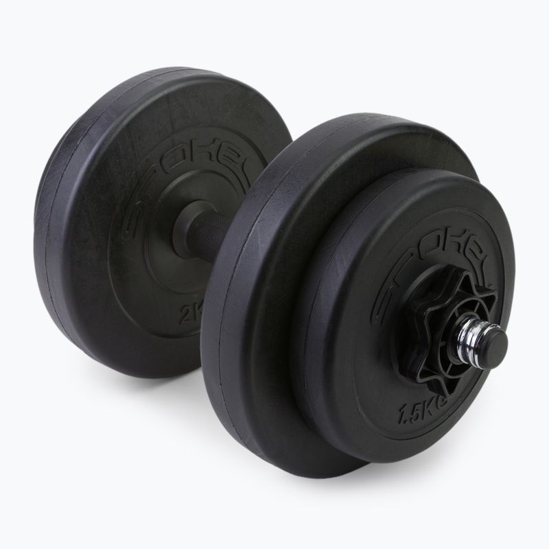 Spokey Burden 7.5 kg dumbbells black 921736