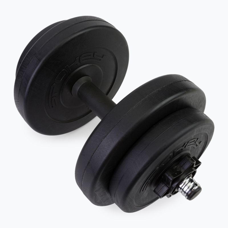 Spokey Burden 7.5 kg dumbbells black 921736 2