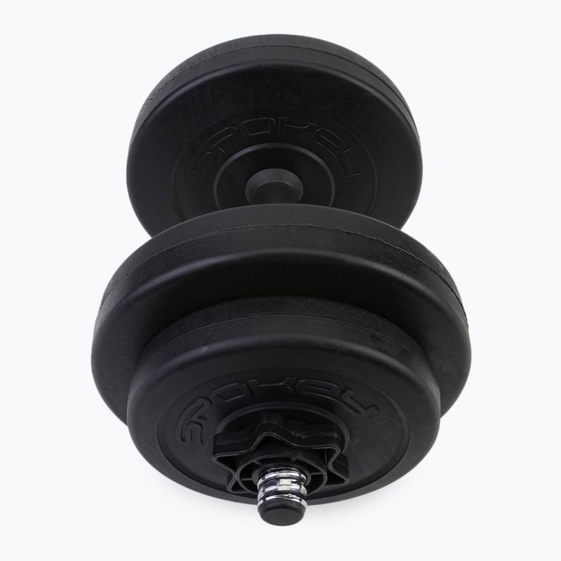Spokey Burden 7.5 kg dumbbells black 921736 3