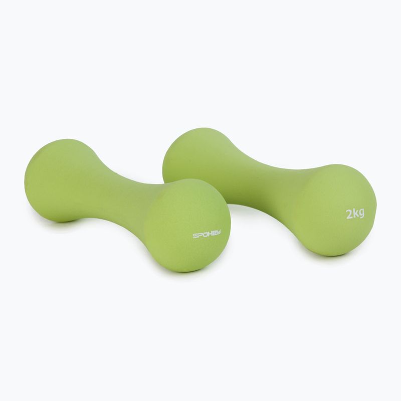 Spokey Bone 2pc dumbbell set green 926521