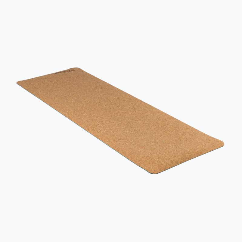 Spokey Savasana 4 mm blue cork yoga mat 926522