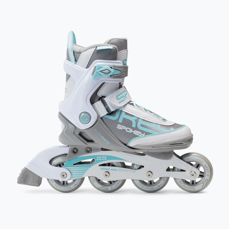 Women's rollerblades Spokey Prime Pro grey 926965 2