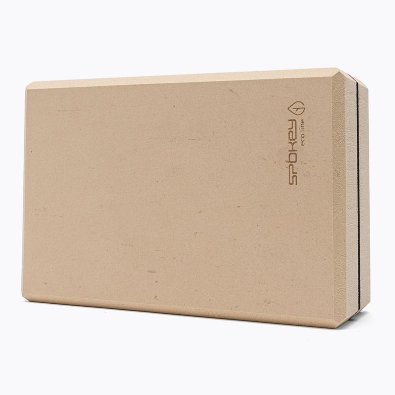 Spokey Eko Ganesha yoga cube beige 928906 3