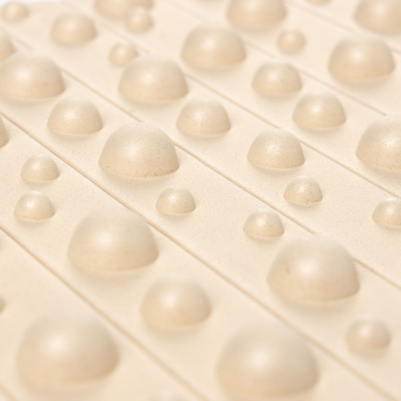 Spokey Rose sensory mat with piping beige 928909 3