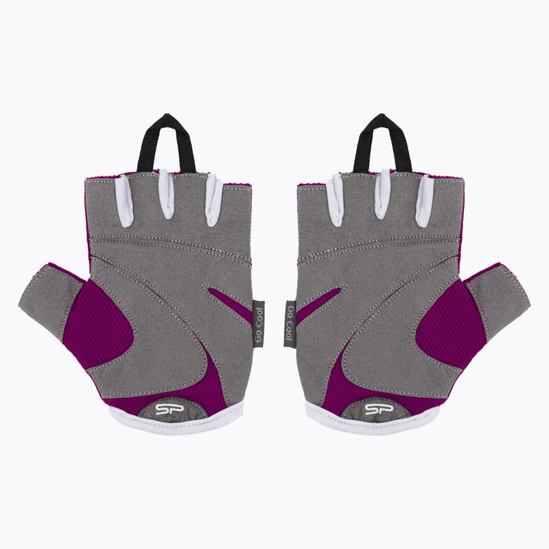 Spokey Lady Fit fitness gloves purple 928972 2