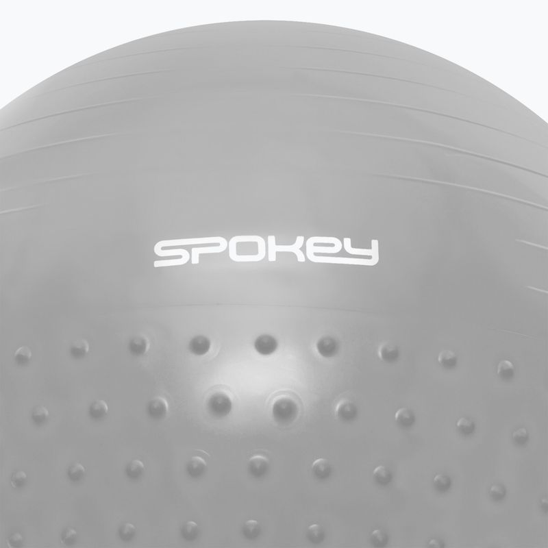 Spokey Halffit gymnastics ball grey 929872 65 cm 2