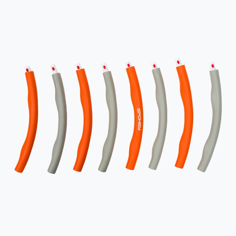 Spokey 8El orange-grey hula hoop with tabs 929900 3
