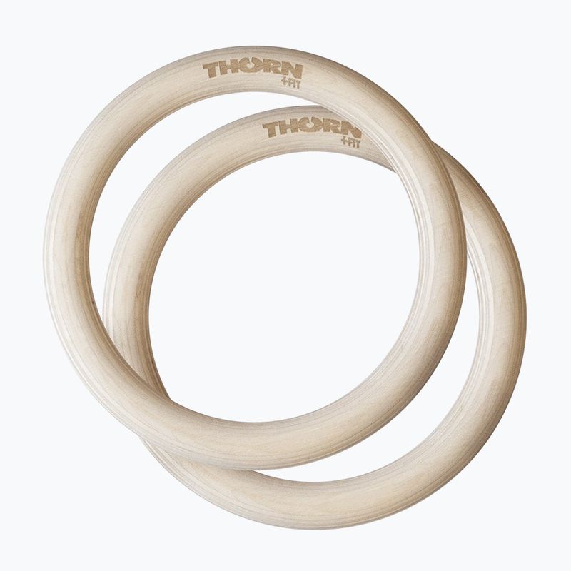 Wooden gymnastic wheels with straps THORN FIT 504533 2