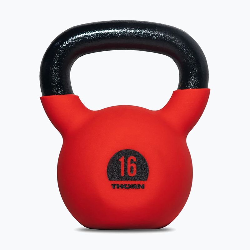 THORN FIT Cast Iron 16kg kettlebell red