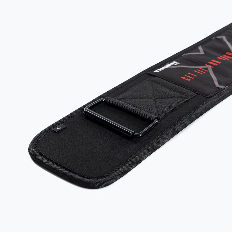 Weightlifting belt THORN FIT Pro Logo black/white 4