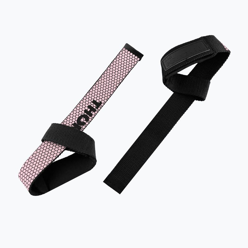 Weightlifting straps THORN FIT Lifting Straps Anti-Slip pink 2