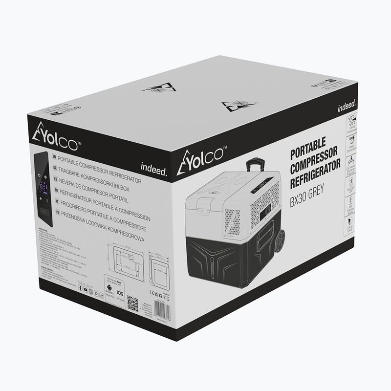 Yolco BX30 tourist fridge black-grey 19