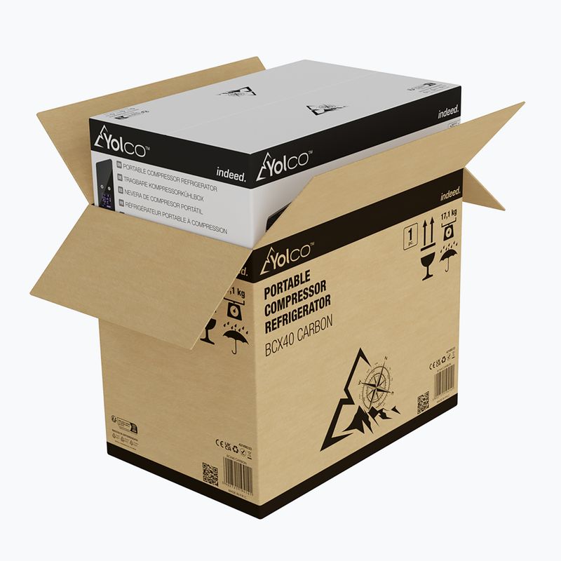 Yolco BX40 tourist fridge black-grey 19