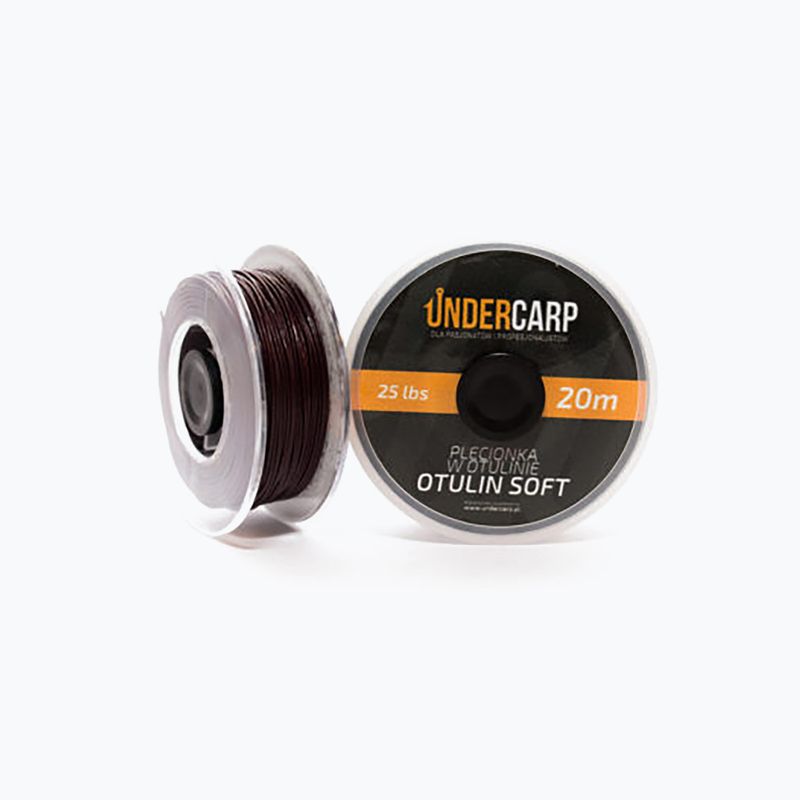 UnderCarp carp leader braid in brown sheath UC88