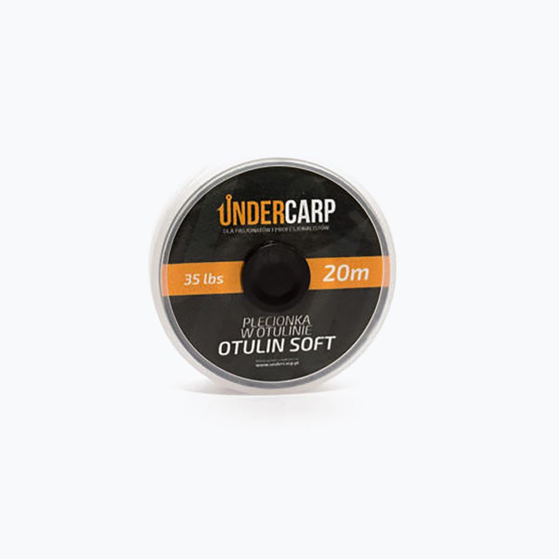 UnderCarp carp leader braid in lagging green UC87 2